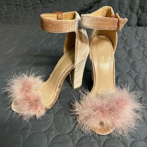 Pink Fluff Heel